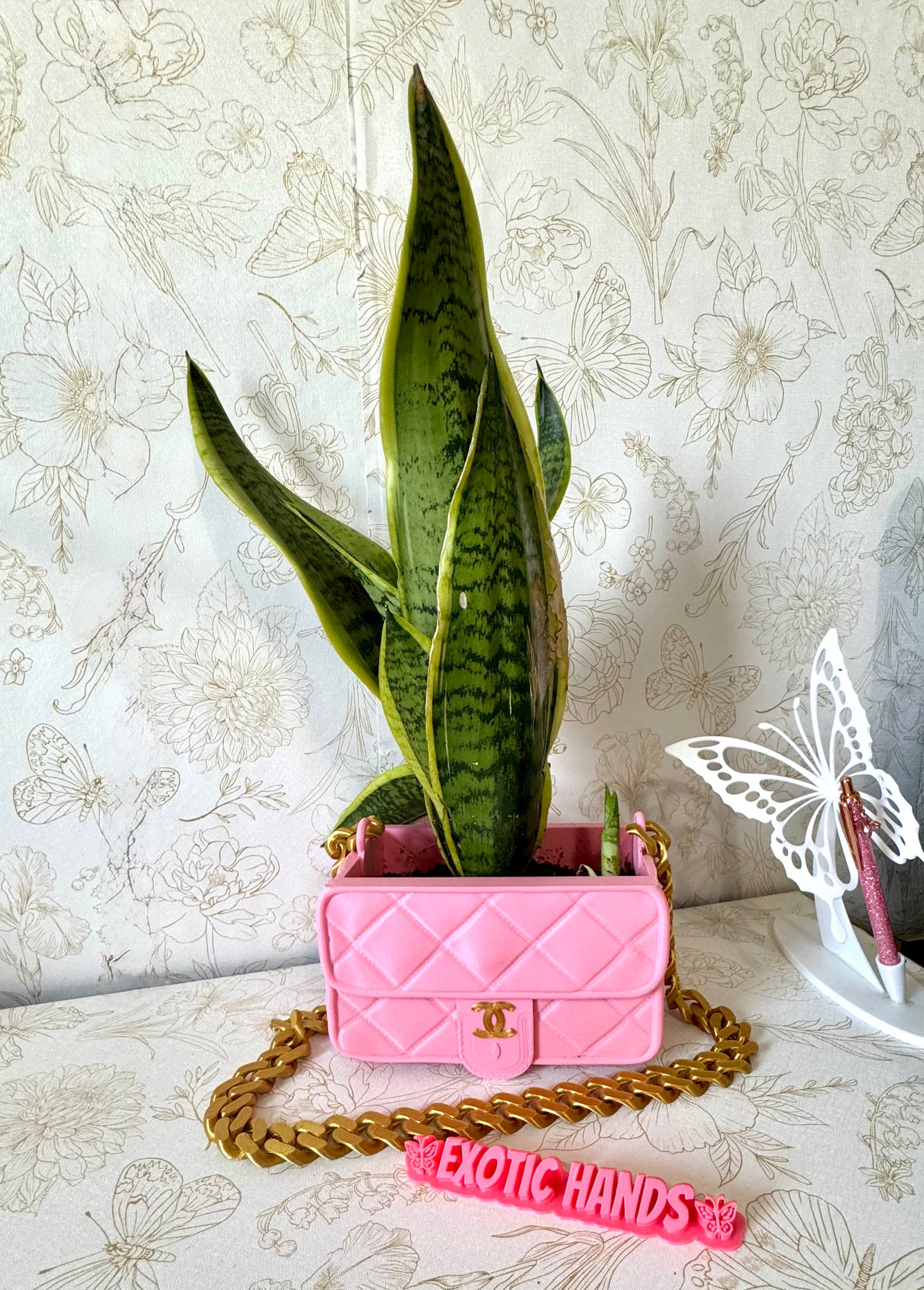 Pretty in Pink & Plants