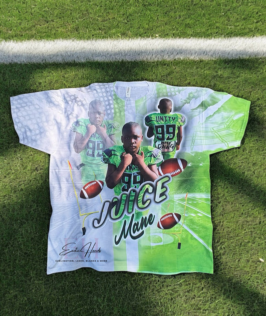 Design Your Own All Over Print T-Shirt – Unique & Made for You (FRONT ONLY)