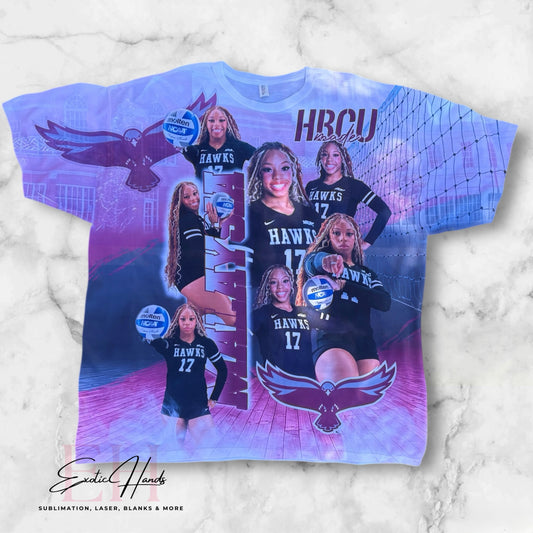 Design Your Own All Over Print T-Shirt – Unique & Made for You (FRONT & BACK)