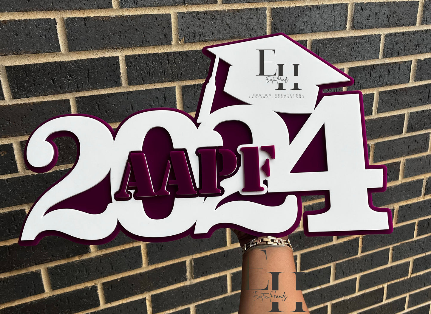 Graduation Decor Name Sign