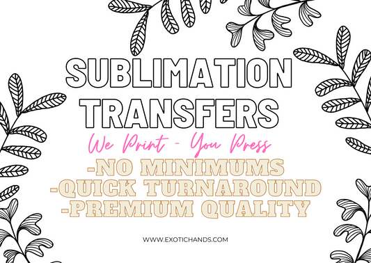Ready-to-Press Sublimation Transfer