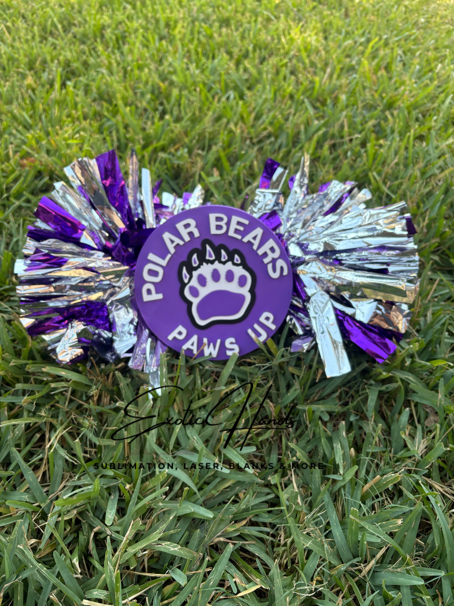 Custom 3D Printed Cheer Stick | Team Spirit Pom Pom | Personalized Sports Accessory