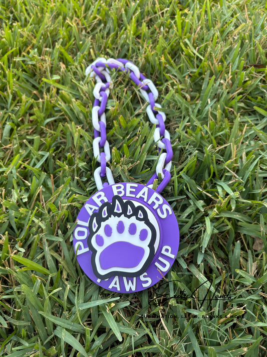 Custom Sports Team Chain-3D Printed with Spinning Outer Ring