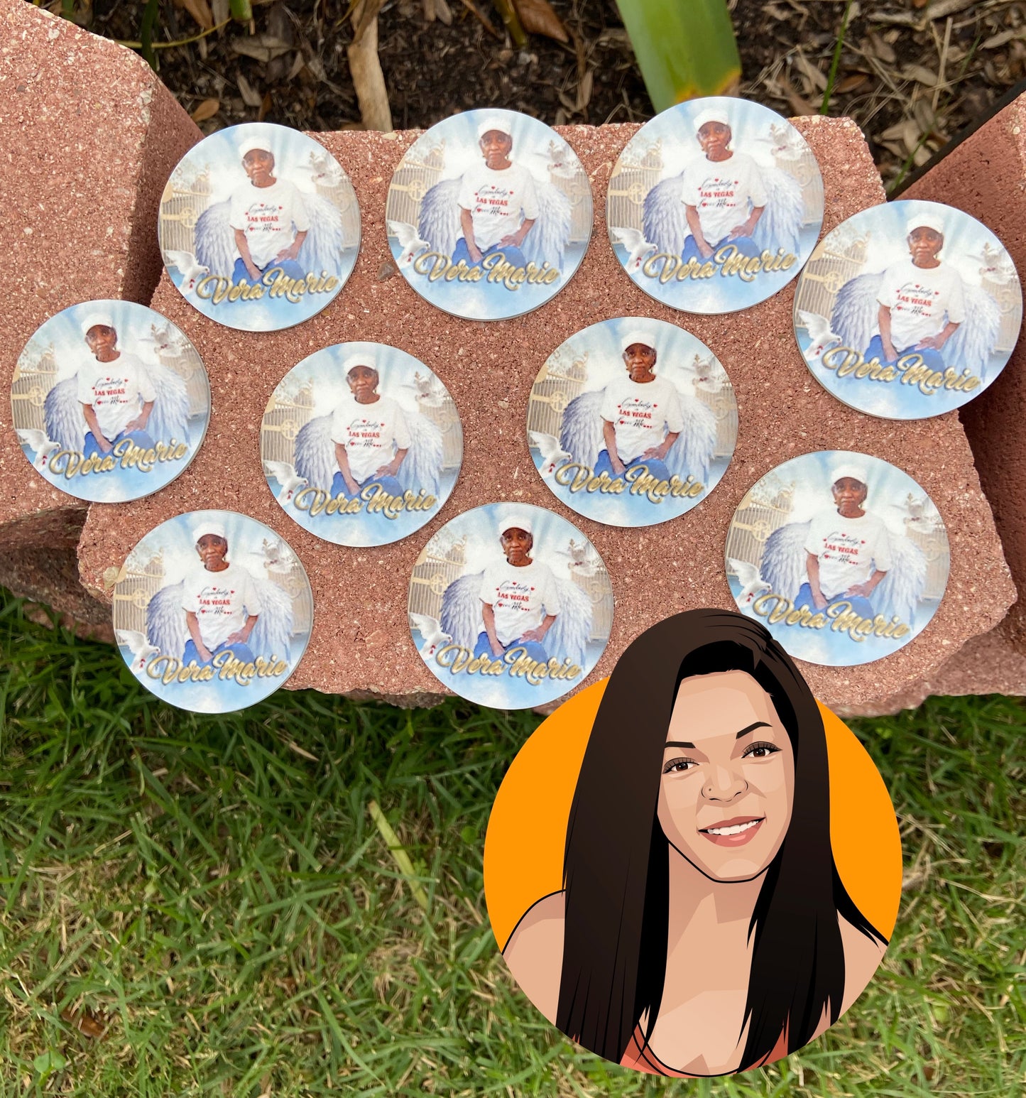 Button w/Pin 2.5”