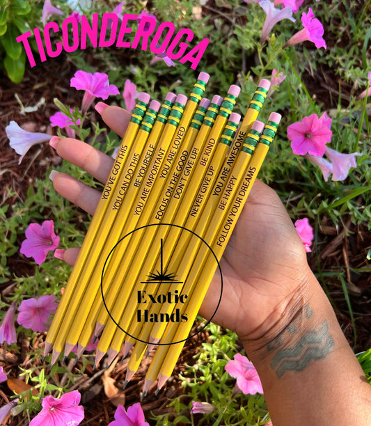 Affirmation Pencils (Ticonderoga Brand)