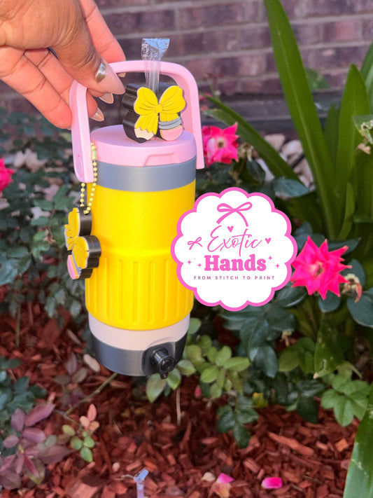Teacher Pencil Can Holder | Pencil-Themed Can Cooler Set