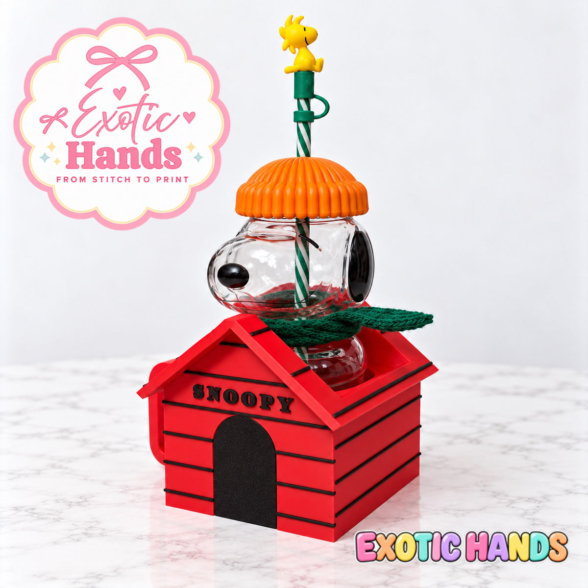 Red Doghouse Coaster