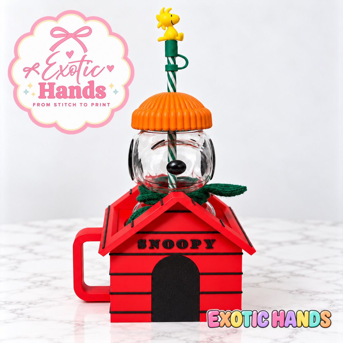 Red Doghouse Coaster