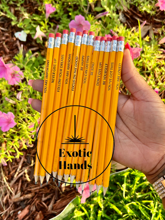 Affirmation Pencils (Madisi Brand)