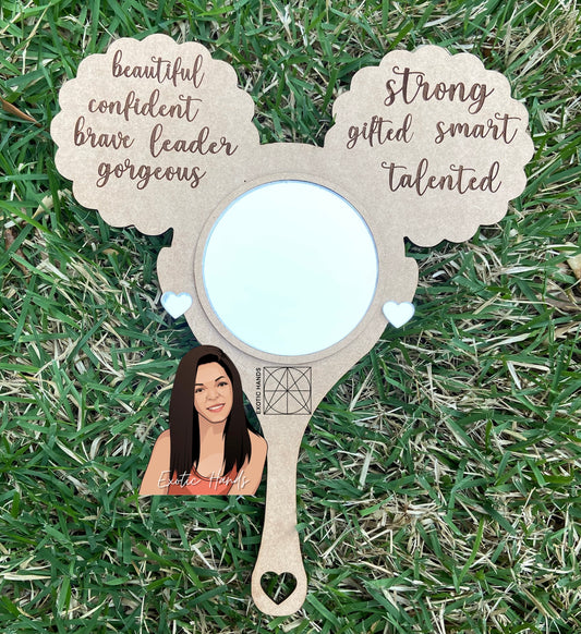 Affirmation Mirror (Young Lady)