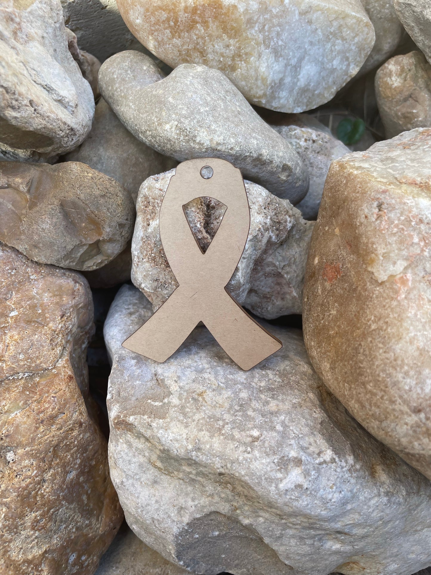 Blank Acrylic Awareness Ribbon