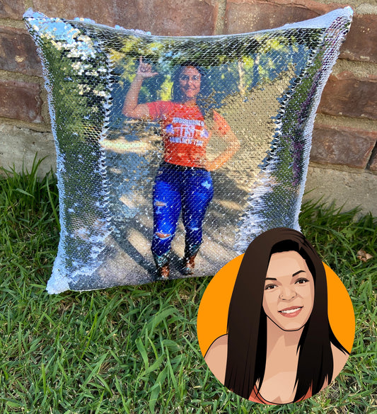 Sequin Pillow